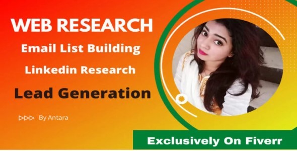 I will do web research for email list, data entry perfectly