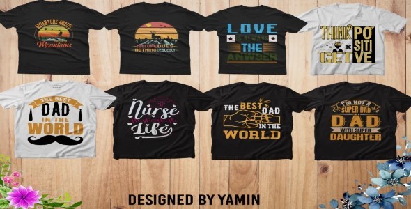 Typography T-shirt design