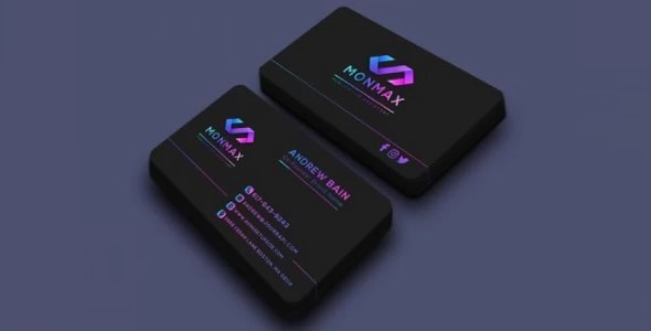 I will do modern minimalist luxury business card design for you