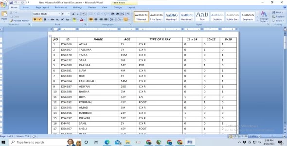 data entry specalist