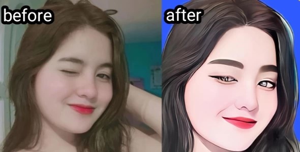 I will make your photo into a cartoon