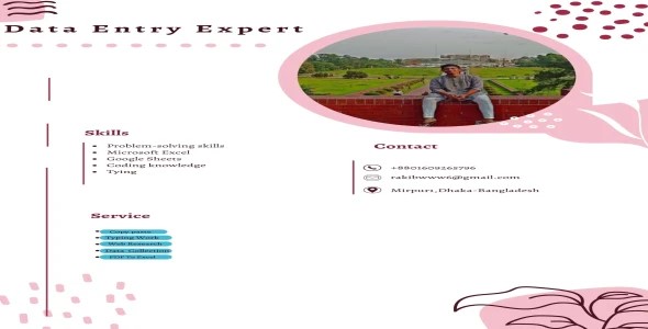 i will DO Data entry , Web research, PDF to excel , Copy pasts ETC