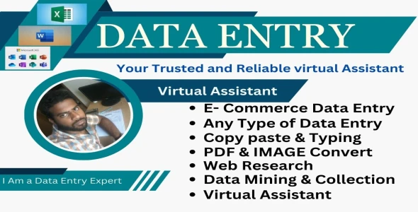 I Will Do any type of Data Entry job