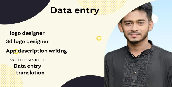 professional logo designer Data entry web research