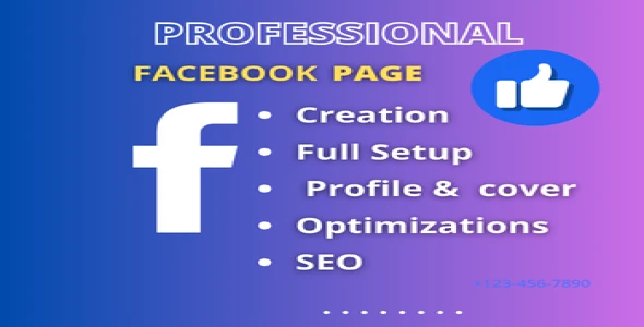 Professional Facebook Page Creation, Setup, and Optimization