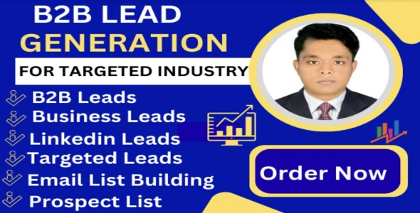 I will do targeted b2b lead generation and email list building