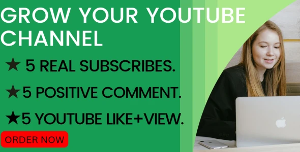 I will grow your youtube channel