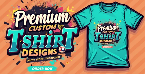 I will create premium custom t-shirt designs for your brand or merch.