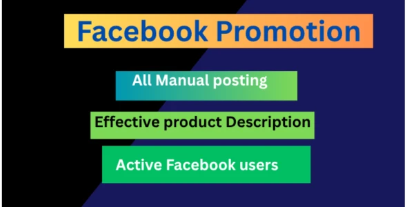 I will manually promote your website, product or video on Facebook groups and pages