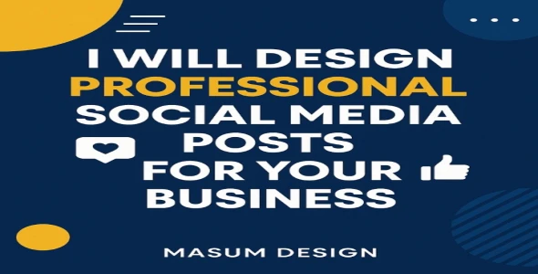 I will design professional social media posts for your business