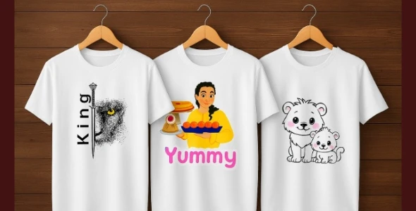 I will design simple and clean t-shirt designs using Canva