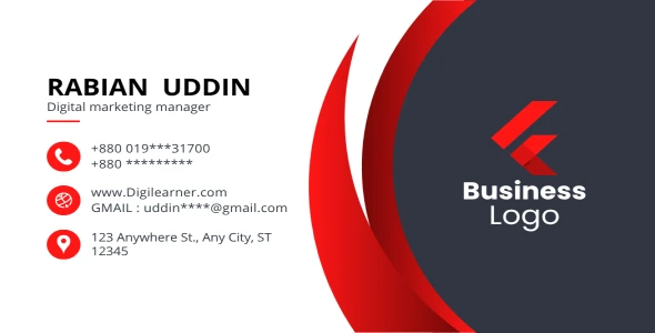 I will create a professional business card for you in your budget range.