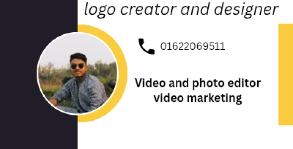 I will do logo create,video edit or graphics design