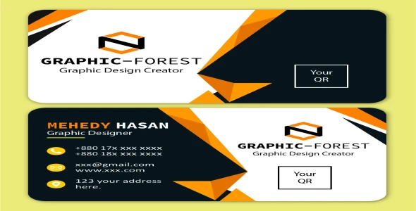 I will design elegant double sided business card editable files