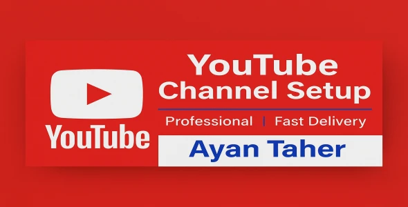 I will do YouTube channel create and endoptimization