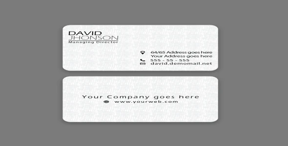 I will create minimal business Card design