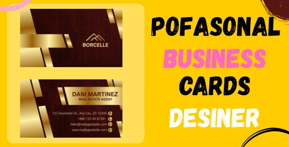 iam a pofasonal business cards designer .