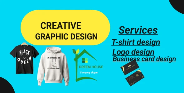 I will create T shirt design,logo design,business card design.