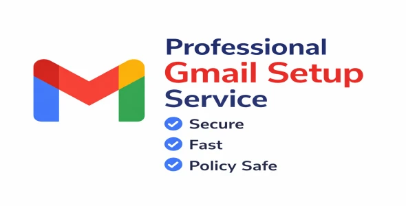Professional Gmail Account Setup & Security Service